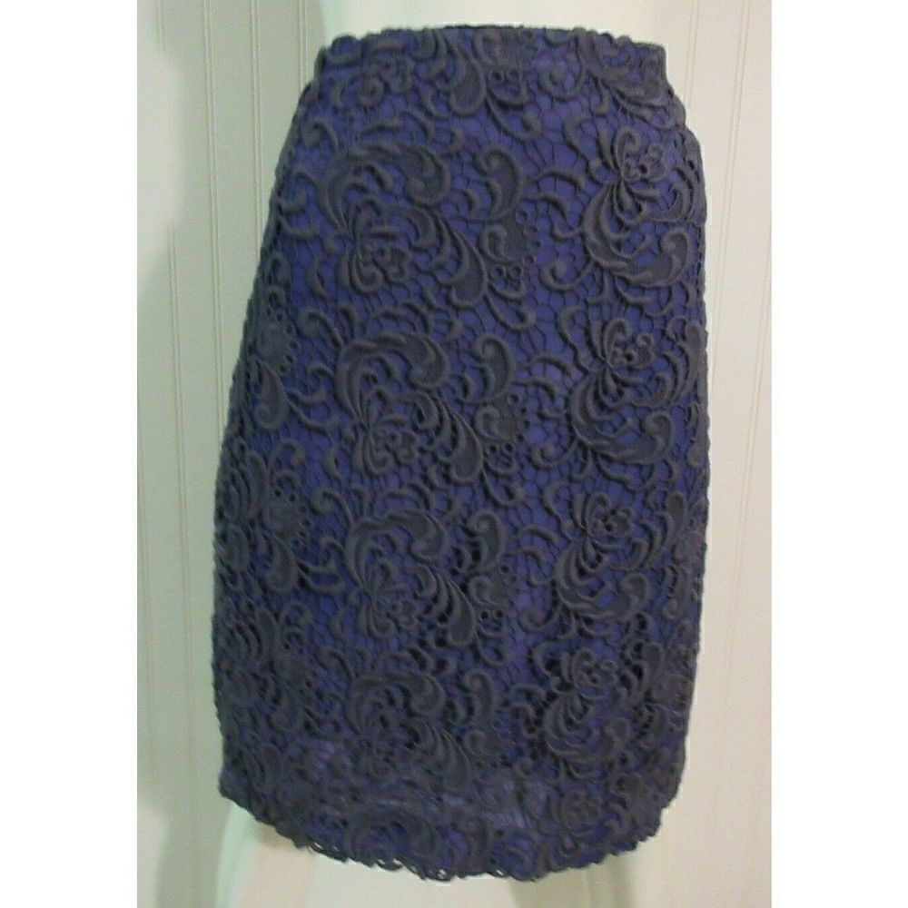 MAGASCHONI FASHIOABLE SKIRT PURPLE WAIST SIZE 34 XS